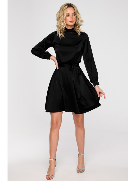 Makover Makover Abito da sera K157 Nero Regular Fit