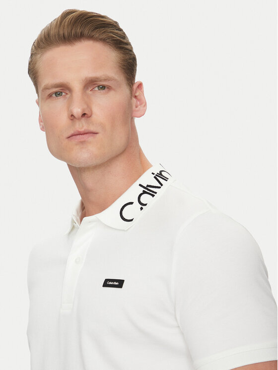 Calvin Klein Calvin Klein Polo K10K114474 Bianco Regular Fit