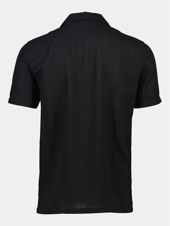 Lindbergh Lindbergh Πουκάμισο 30-203319 Μαύρο Relaxed Fit