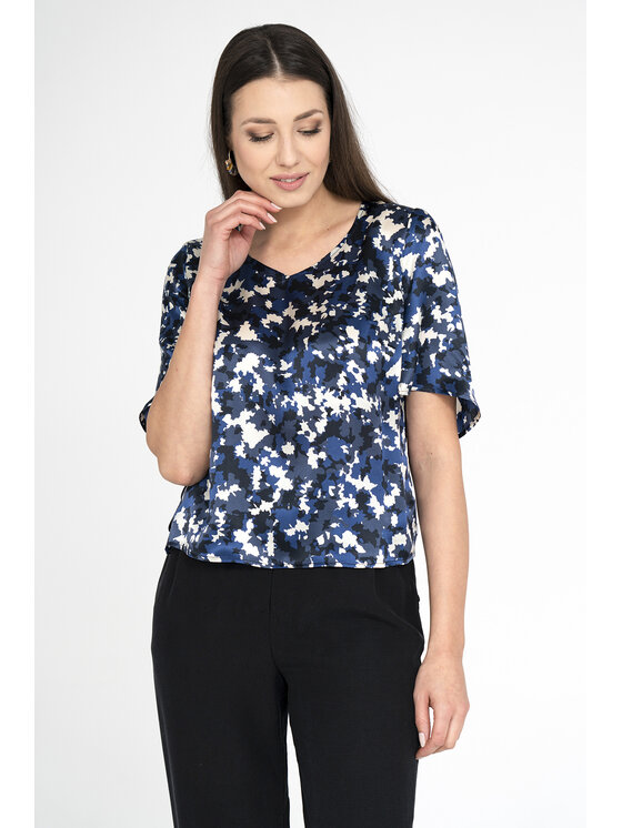 Ciepielewska Ciepielewska Bluzka SALMA Czarny Flattering Fit
