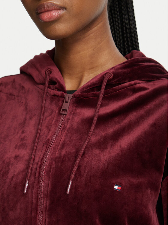 Tommy Hilfiger Tommy Hilfiger Pluus UW0UW06706 Bordoopunane Regular Fit