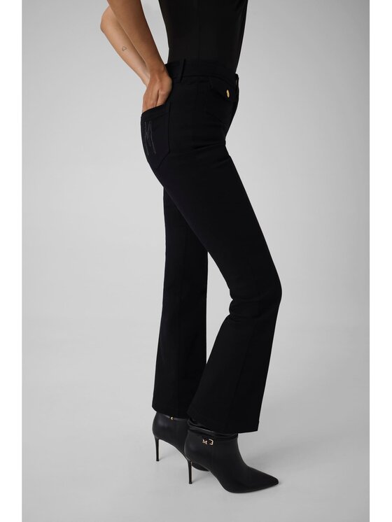 Guess Guess Kalhoty z materiálu 184531 Černá Classic Fit