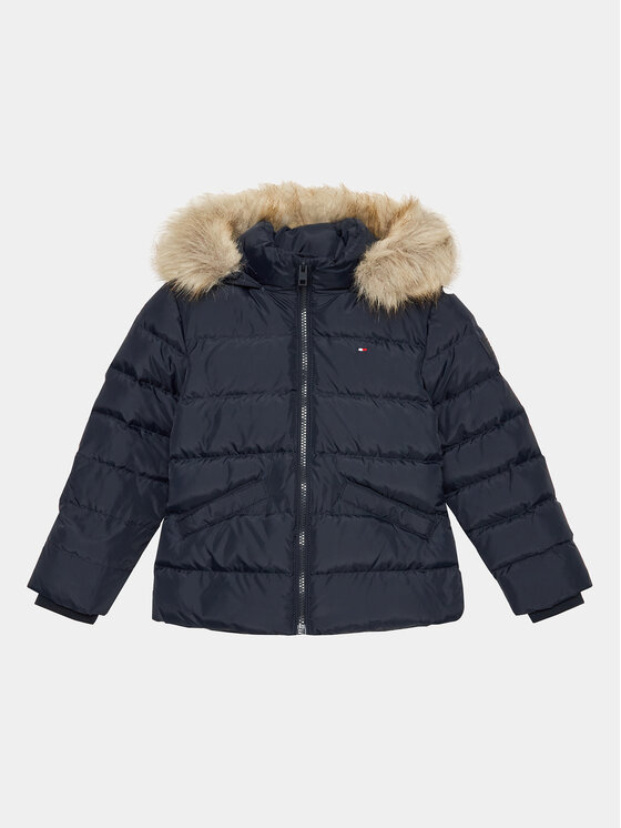 Tommy Hilfiger Tommy Hilfiger Zimska jakna KG0KG07399 M Tamnoplava Regular Fit