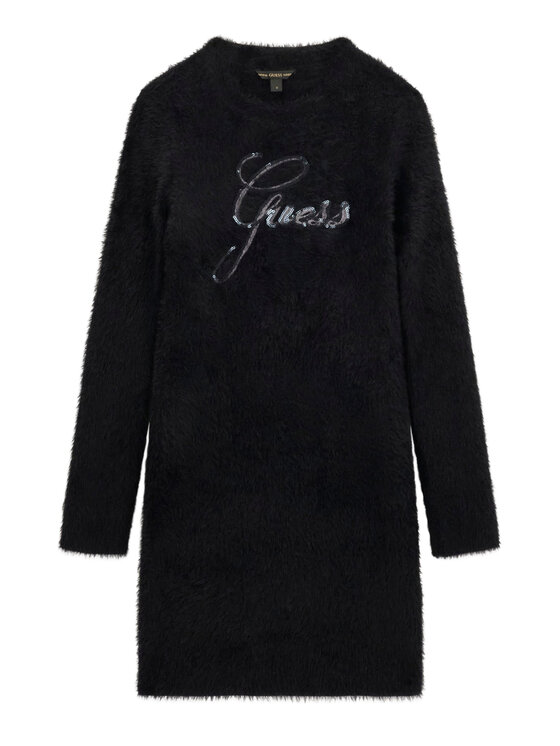 Guess Guess Sukienka dzianinowa J6BK05 Z1294 Czarny Regular Fit