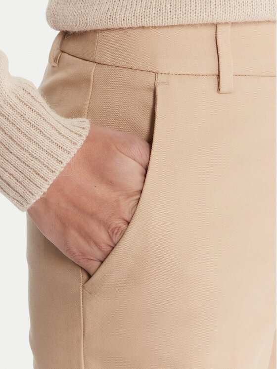 Weekend Max Mara Weekend Max Mara Riidest püksid Vite 2415131031 Beež Regular Fit