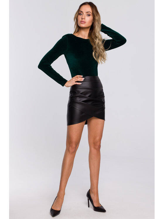 Made of Emotion Made of Emotion Body M567 Zielony A-Line Fit