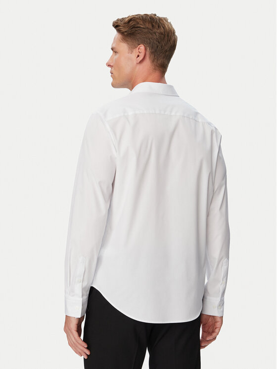 Calvin Klein Calvin Klein Marškiniai Supima LV04LH105G Balta Regular Fit