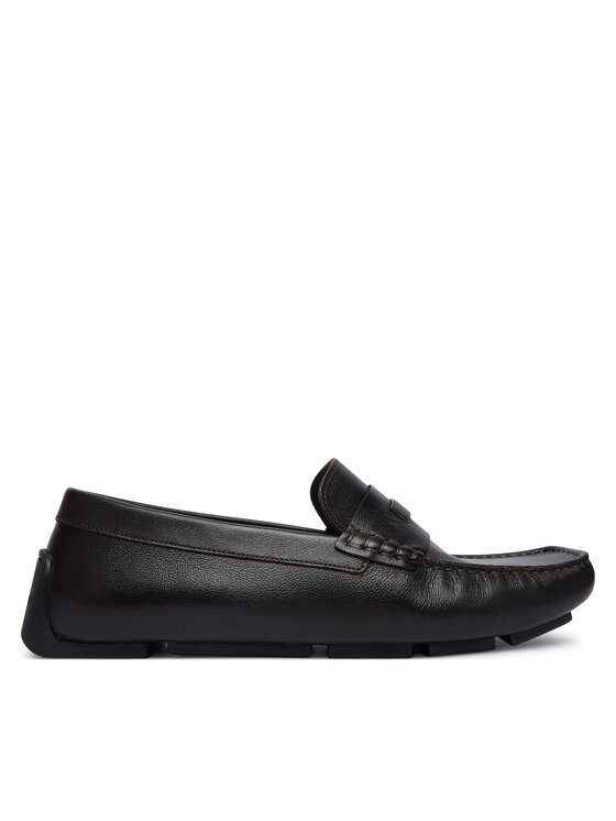 Calvin Klein Calvin Klein Mokasyny Driver Hdw Lth HM0HM02264 Brązowy ciemny