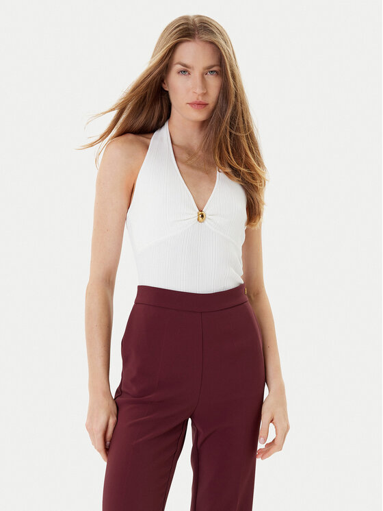 Marciano Guess Bluză 5YGR01 5875Z Crem Slim Fit