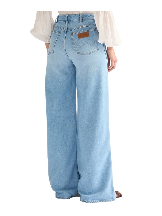 Wrangler Wrangler Jeansy 112378702 Niebieski Wide Leg