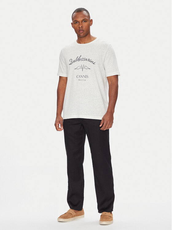 Baldessarini Baldessarini T-Shirt B4 20084.5283 Biały Regular Fit