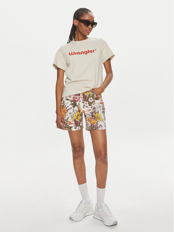 Wrangler Wrangler Σορτς υφασμάτινο Cowboy 112352053 Έγχρωμο Relaxed Fit