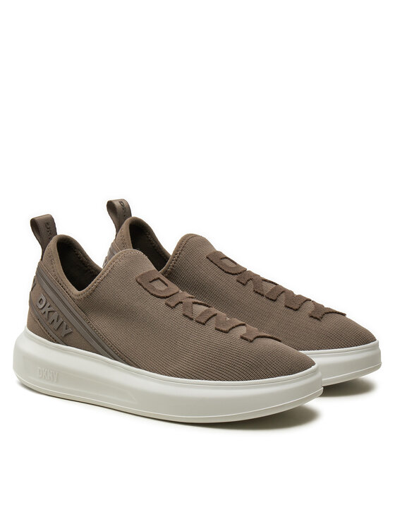 DKNY DKNY Sneakersy Jonas K4403462 Brązowy