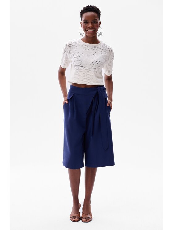 blue shadow blue shadow Szorty Seszele Granatowy Regular Fit