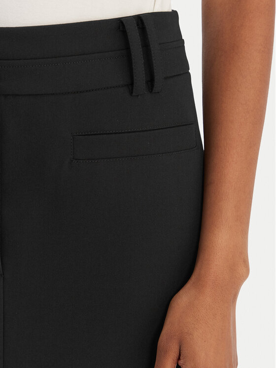 Patrizia Pepe Patrizia Pepe Spódnica midi 8G0515/A498-K103 Czarny Regular Fit