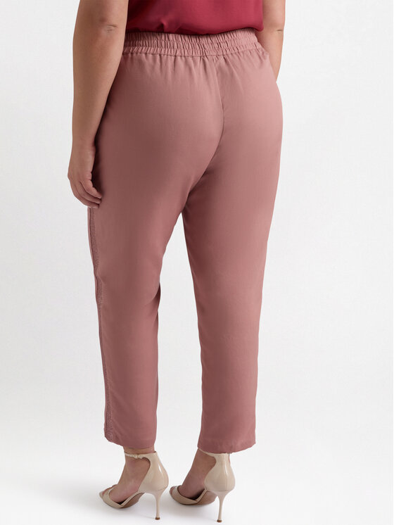 Fiorella Rubino Fiorella Rubino Pantaloni di tessuto P142T004862N006 Rosa Regular Fit