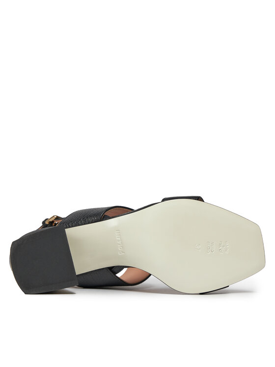 Pollini Pollini Sandały SA16106C1ITDP000 Czarny