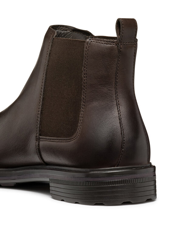 Geox Geox Kotníková obuv s elastickým prvkem U Walk Pleasure U46CGA 00039 C6009 Hnědá