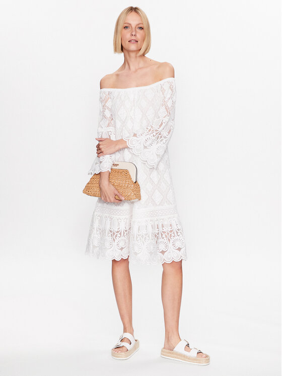 Vestito da giorno IC23 008 Bianco Regular Fit