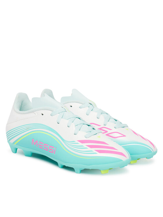 adidas adidas Buty do piłki nożnej F50 Messi League Firm Ground /Multi Ground JQ0942 Biały