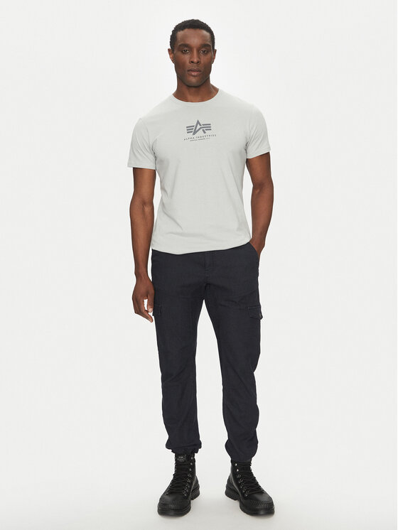 Alpha Industries Alpha Industries Тишърт Basic 118533 Сив Regular Fit