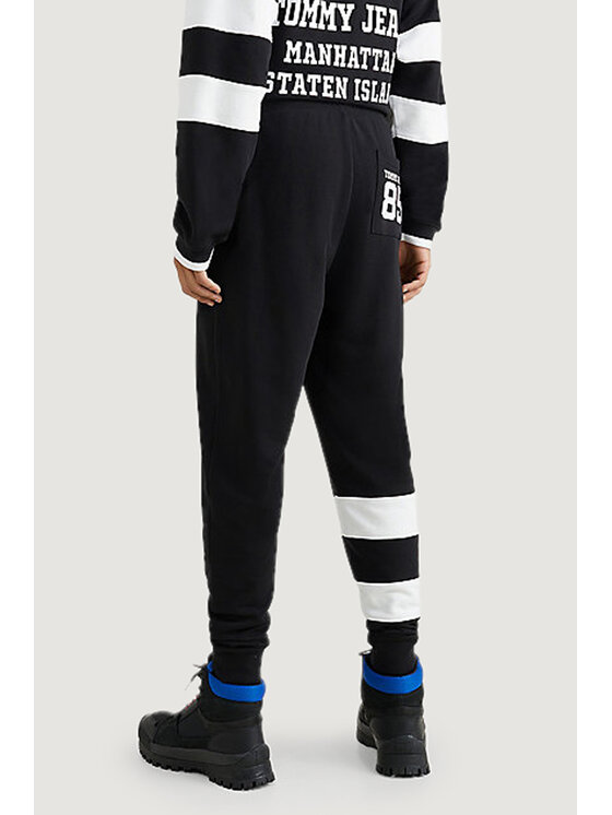 Tommy Jeans Tommy Jeans Pantaloni da tuta TJM REG COLLEGE 85 S Nero To Fit