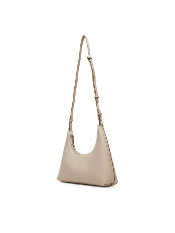 Calvin Klein Calvin Klein Kabelka Foil Logo Conv Shou?Lder Bag LV04F3272G Béžová