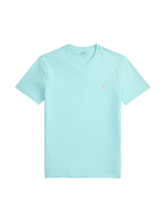 Polo Ralph Lauren Polo Ralph Lauren T-Shirt 710671438506 Tyrkysová Custom Slim Fit