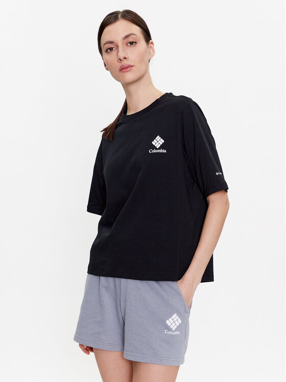 T-shirt North Casades 1992085 Nero Relaxed Fit