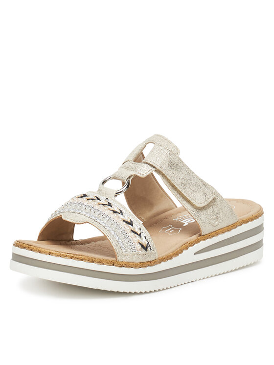 Rieker Rieker Ciabatte CEO-V02M6-60 Argento