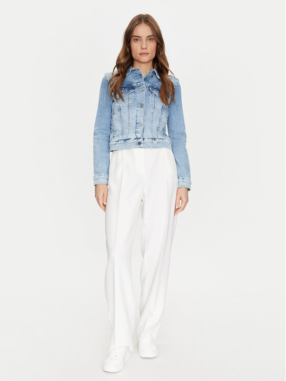 Guess Guess Farmer kabát W5RN01 D5L71 Kék Regular Fit