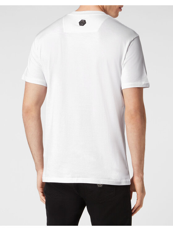 PHILIPP PLEIN PHILIPP PLEIN T-Shirt 1699 Biały Regular Fit