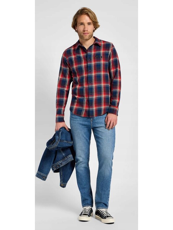 Lee Lee Jeansy Austin Niebieski Regular Fit