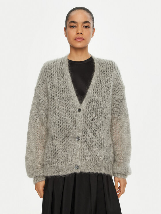 Weekend Max Mara Weekend Max Mara Cardigan Pontiac 2515341031 Grigio Oversize