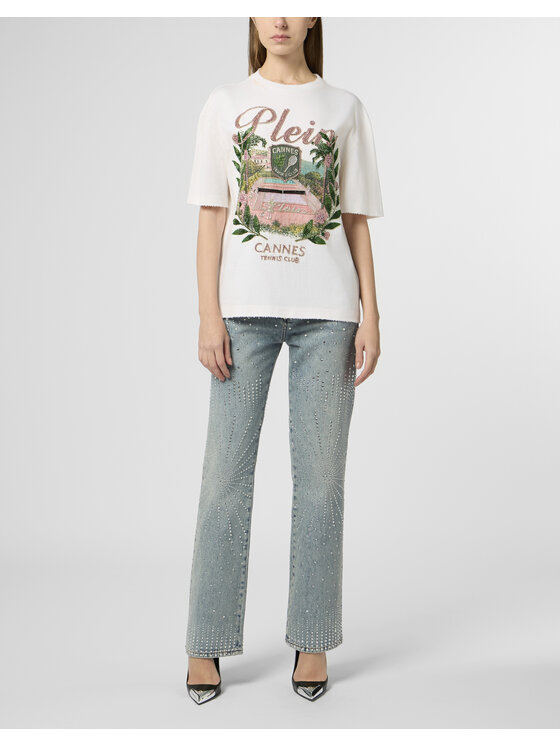 PHILIPP PLEIN PHILIPP PLEIN T-Shirt 30524 Bílá