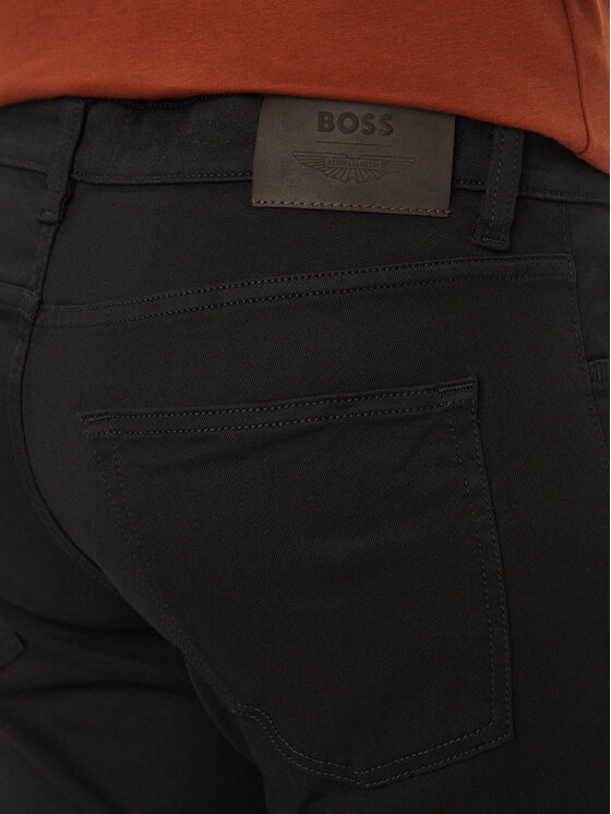 BOSS BOSS Traperice BOSS x ASTON MARTIN Delaware 50556583 Crna Slim Fit