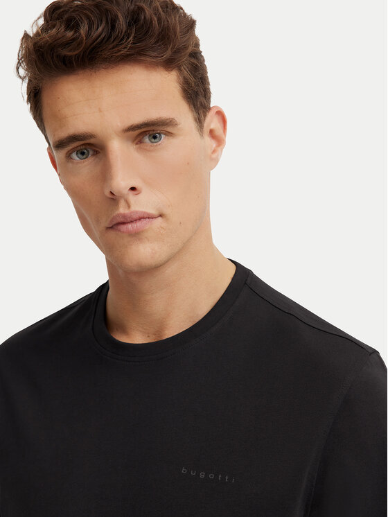 Bugatti Bugatti T-krekls 8350-95040 Melns Regular Fit