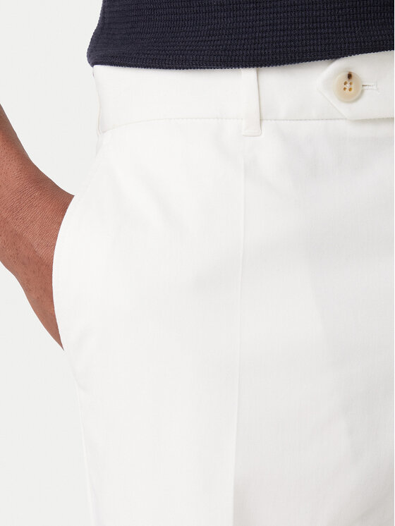 BOSS BOSS Pantaloni din material C-Genius 50555035 Alb Regular Fit