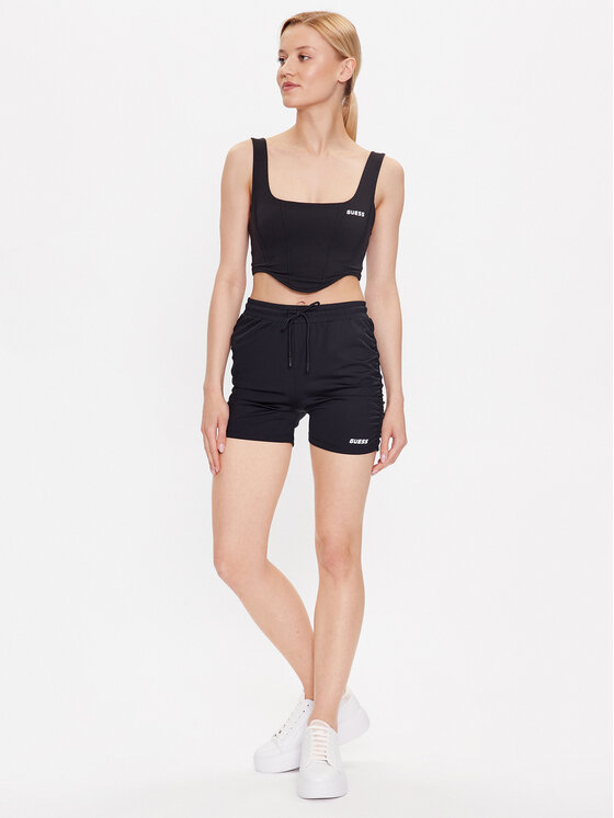 Guess Guess Top Brigit V3GP02 MC04Z Nero Slim Fit