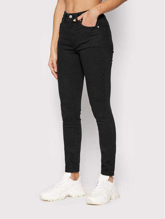 Calvin Klein Jeans Calvin Klein Jeans Skinny Fit džíny High Rise J20J214104 Černá Skinny Fit