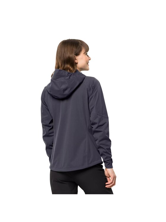 Jack Wolfskin Jack Wolfskin Kurtka przeciwdeszczowa 1115121_1388 Szary Regular Fit