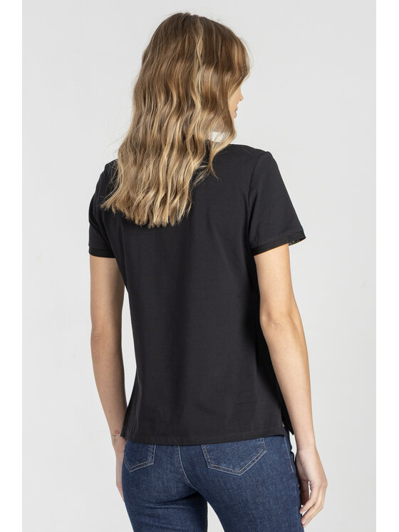 Deni Cler Milano Deni Cler Milano T-Shirt T-DC-T250-E5-10-90-1 Czarny Regular Fit