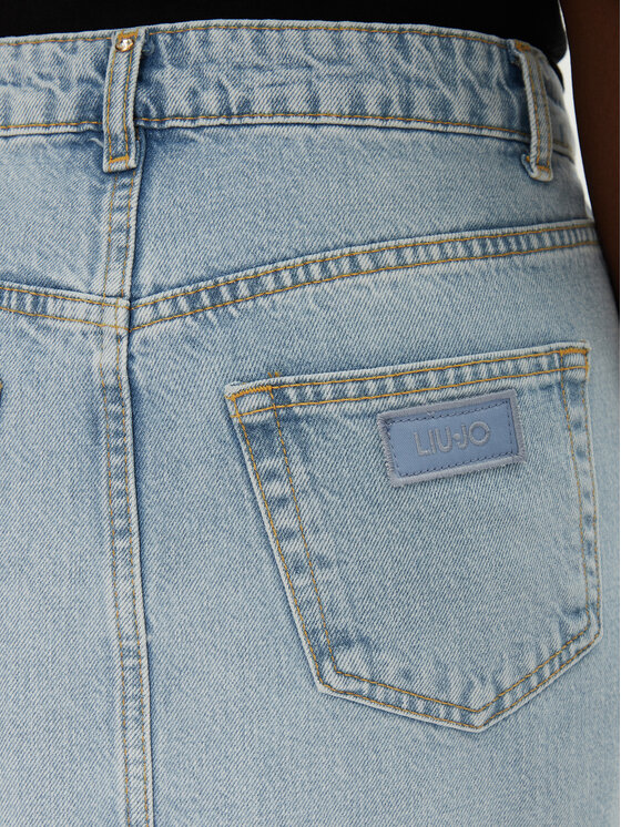 Liu Jo Liu Jo Jeans suknja UA5188 D4854 78840 Plava Regular Fit