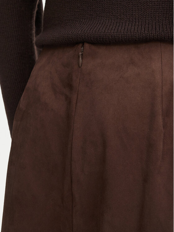 Guess Guess Fustă midi W6BD09 W4058 Maro Regular Fit
