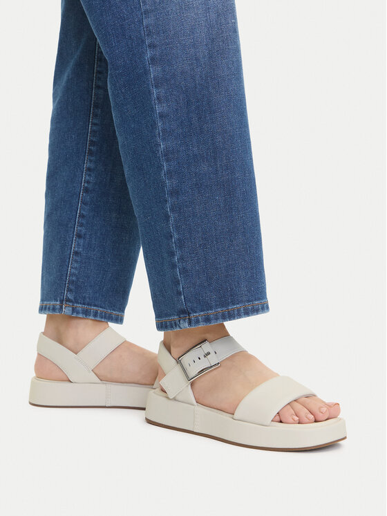 Clarks Dames Alda riem sandaal, bruin leer, 6 UK, Lichtbruin, 39.5 EU