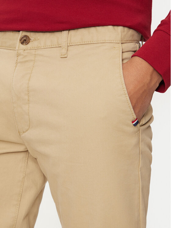 U.S. Polo Assn. U.S. Polo Assn. Chino nohavice MUP3346 Béžová Slim Fit