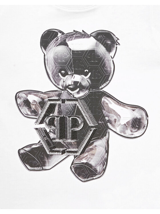 PHILIPP PLEIN PHILIPP PLEIN T-Shirt 19977 Biały Regular Fit
