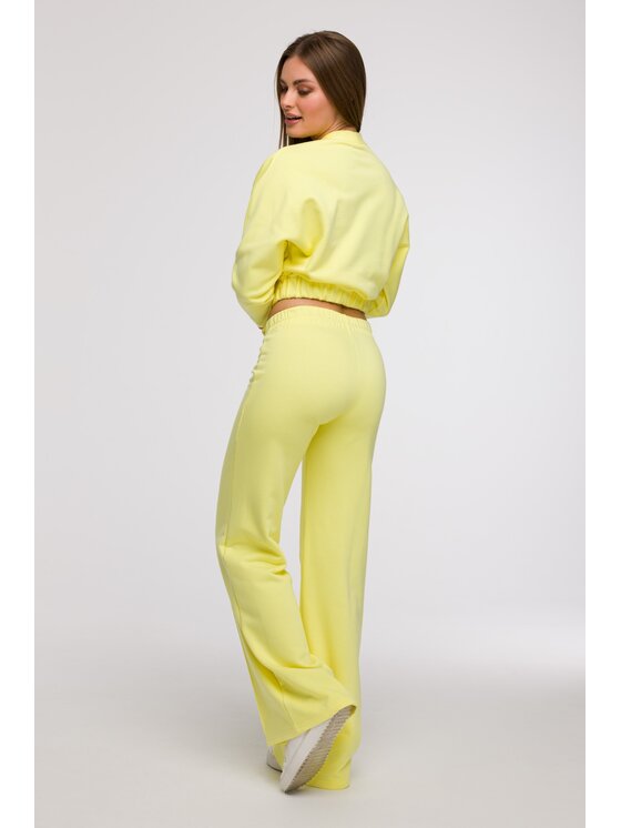 BeWear BeWear Teplákové nohavice B296 Žltá Comfortable Fit