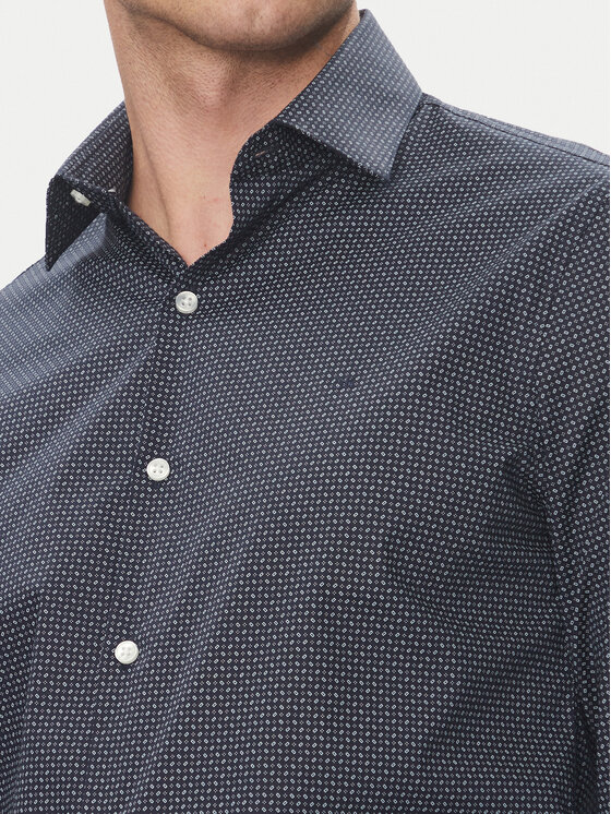 Calvin Klein Calvin Klein Cămașă LV019EU005 Bleumarin Slim Fit