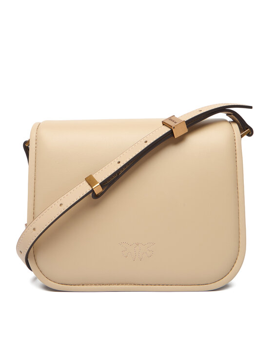 PINKO PINKO Kabelka Love Box Bag Fl Mini PE 25 PLTT 104297 A26L Béžová